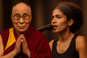 Bild: Dalai Lama und Nneka